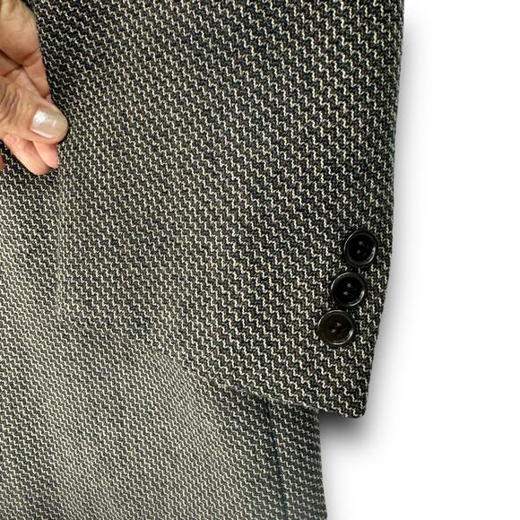 Vintage Ermenegildo Zegna Soft Blazer 3 Button Sport Coat Jacket Wool Blend 41R - Picture 5 of 12